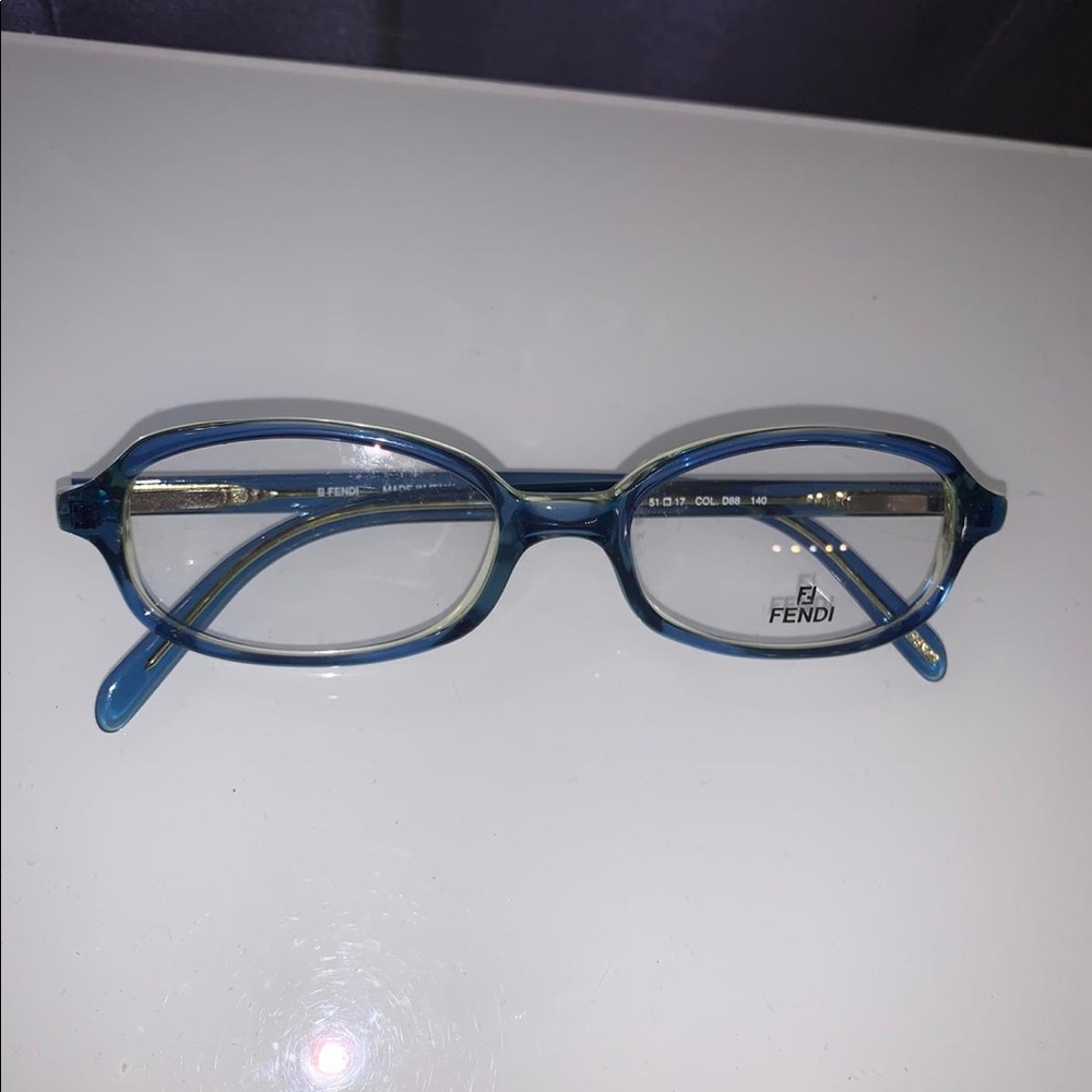 New Fendi‎ Blue Rimmed Glasses